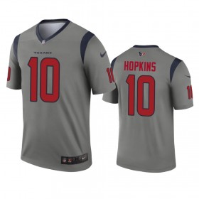 Miesten Houston Texans NFL Pelipaita DeAndre Hopkins 10 harmaa Inverted Legend